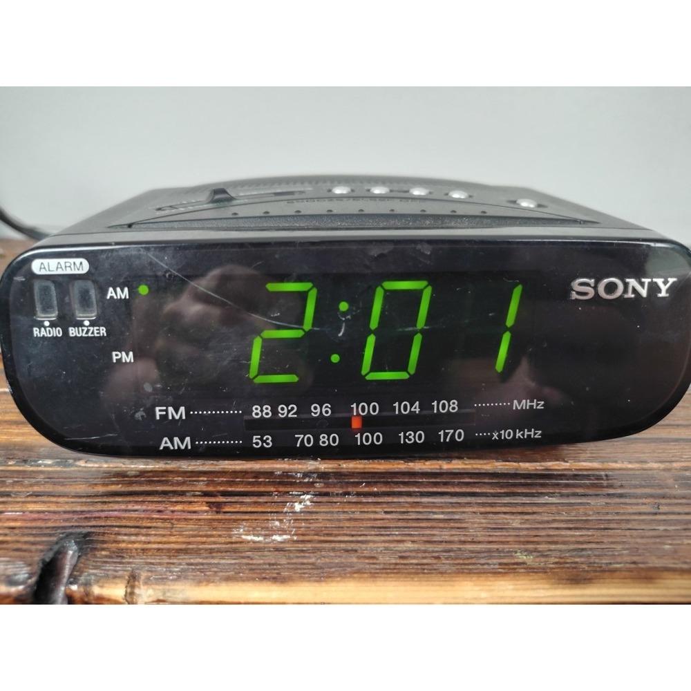 SONY ICF-C212 Dream Machine AM/FM LED Alarm Clock Radio Snooze Battery‎ Backup